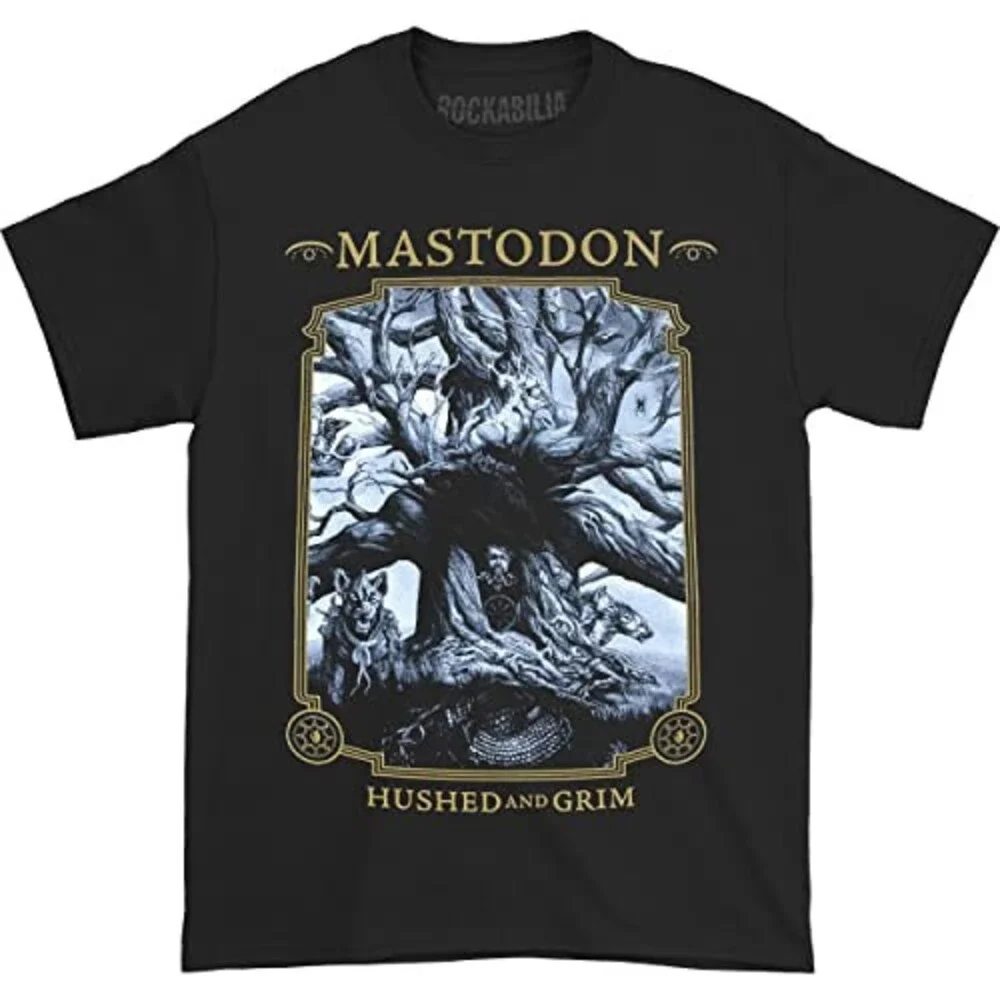 Mastodon Men's Hushed and Grim T-Shirt XXX-Large Black